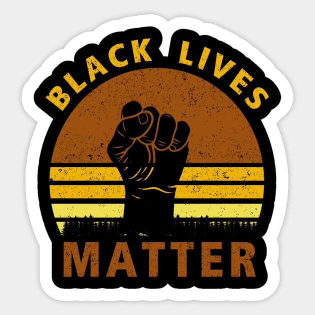 Black lives matter Sticker by ELITE STORE